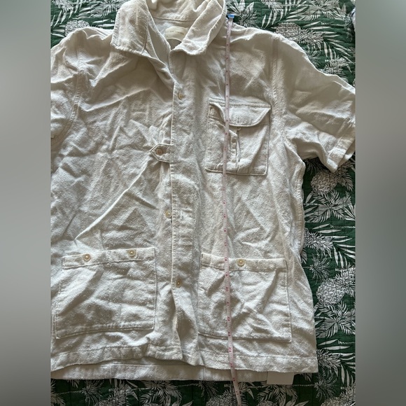 Aime Leon Dore Mechanic Shirt- white cotton blend M - Picture 12 of 13